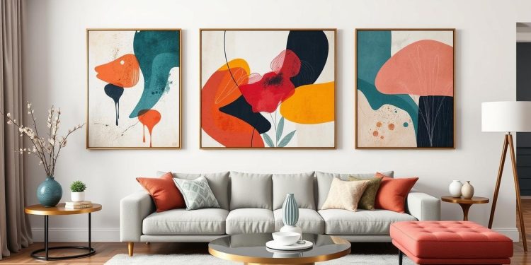 Modne obrazy na ścianę do salonu